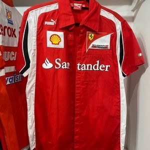 Puma x Ferrari button-up shirt